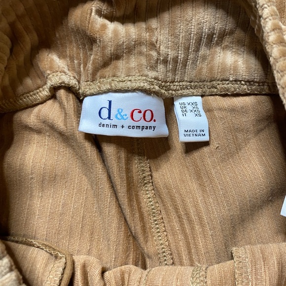 Tan knit cord leggings from denim&co nwot - Picture 4 of 7